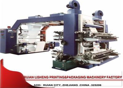 China Farbe-Flexo-Druckmaschine des Riemenantrieb-4, Polygraph flexo Druckmaschine zu verkaufen