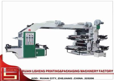 China Gear Driving Standard Flexo Printing Machine With Micro Computer Control for sale