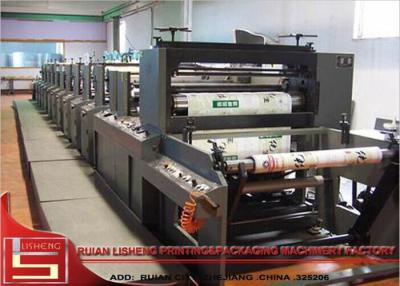 China automatic horizontal Flexo Printing Unit for coated paper / cardpaper , 1-10 Color for sale