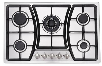 China High Efficient Gas And Electric Hob , Built In Oven And Hob Battery / Electric Ignition for sale