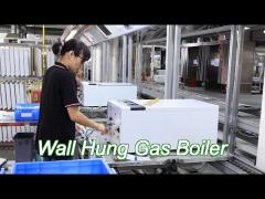 wall hung condensing gas boiler both heating and hot water for household use