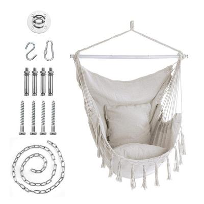 China YASN YS-4051 Modern Comfortable Portable Macrame Hammock Chair Rope Swing Hanging Hammock Outdoor Chair for sale