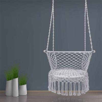 China YASN YS-4052 Modern Hammock Swing Garden Macrame Cotton Hanging Rope Around Outdoor Hammock Swing Chair for sale