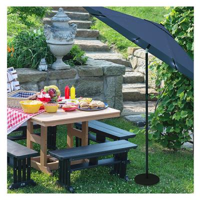 China With Lamp Pearl YASN YS-3065 Patio Umbrella Half Round Outdoor Umbrella With Crank For Wall Balcony Door Window Sun Shade for sale