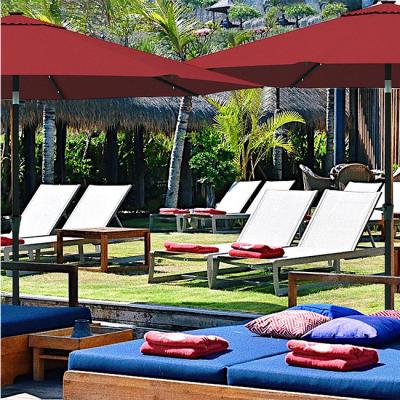 China With lamp pearl YASN YS-3065 Sun umbrella beach umbrella outdoor beach for sale