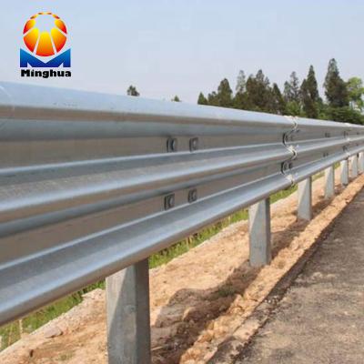 China Anti Accident Guardrail Single And Double Sides Reflective High-speed Road W Beam Modern Traffic Safety Guardrail for sale