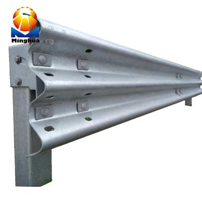 China Modern Minghua Galvanized Steel Sidewalk Guardrail Construction Road Traffic Safety Anti-collision Barrier for sale