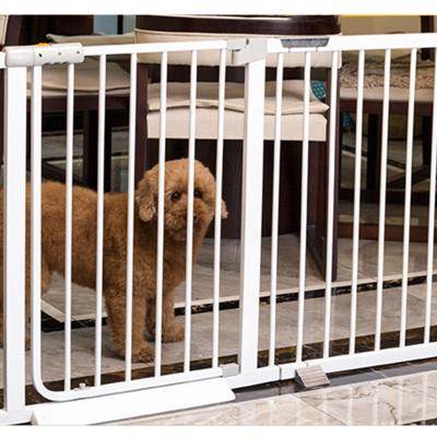 China High Quality Pet Dog Cat Room Gate Safety Metal Fence Upper Stairs Barrier Safe Easily Assembled Pet Gate for sale