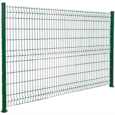 China Wire 3d Mesh Fence 3d Mesh Fence Easily Assembled Curvy Galvanized Welded Triangle Mesh Fence for sale