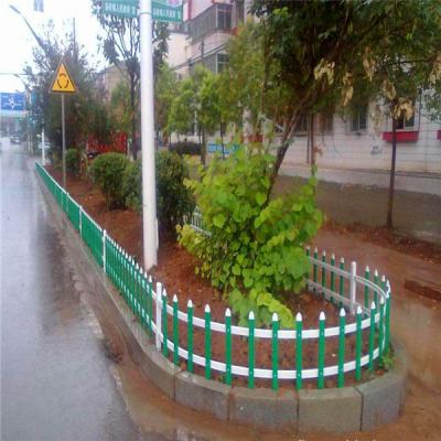 China Easily Assembled Garden Border Fence Steel Lawns Decorative Border Fence Green Garden Edging Fence for sale