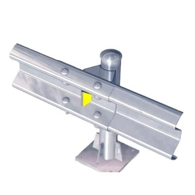 China Easily Assembled Traffic Locator Barrier Road Guardrails Municipal Crash Barrier For Sale for sale