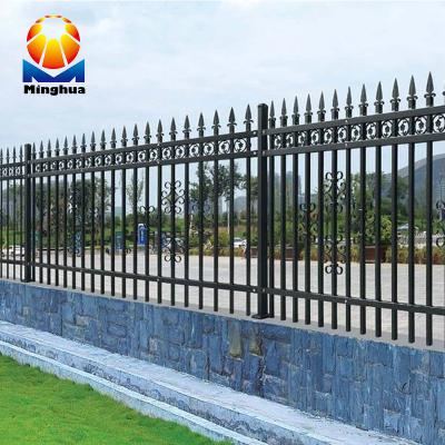 China Easily Assembled High Quality Aluminum Top Barrier Gate Aluminum Top Gate Garden Spear Spear Safety Metal 2022 Black Iron for sale