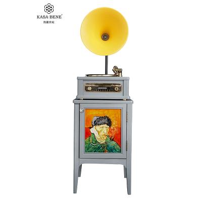 China Minimalist KASA.BENE China Supply Hot Selling Retro Horn Phonograph Record Player Speaker for sale