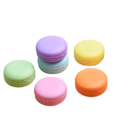 China Lip Balm Container 10ml 10g Cosmetic Luxury Cream Container Macaron Empty Make Up Jar Cream Jar Plastic Powder Blush Bottle Lip Balm Container for sale