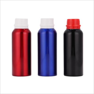 China Leak Proof Aluminum Oil Bottle Empty Cosmetic Packaging Bottle Pump Bottle 50ml 100ml 125ml 200ml for sale