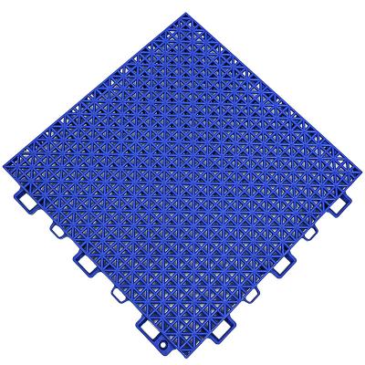 China Modern Outdoor Blue Basketball Drainage Supplier China Tiles Gym Floor Mat Interlocking Interlocking for sale