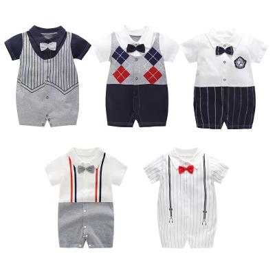 China 2022 Designers Baby Boy Shirt Dress Jumpsuit Wholesale Antibacterial Wholesale Newborn Baby Clothes 1 Year Old for sale