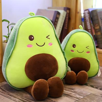 China Pretty Gift 30/45/60/85cm New Design Cute Soft Plush Stuffed Plush Pillow Shaped Avocado Plush Toy for sale