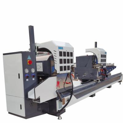 China Precision Durable Full Automatic Double Head Aluminum Slitter Window Making Machine for sale