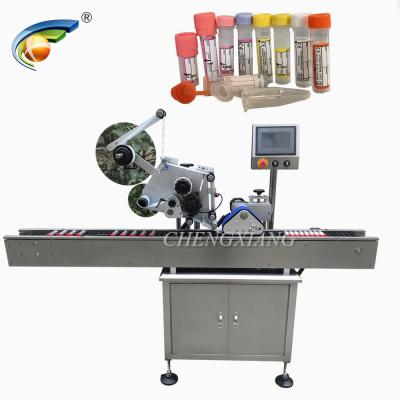 China 10ml labeling machine, blood collection tube labeling machine vtm rapid tubes SIEMENS PLC+Touch screen delivery price for sale