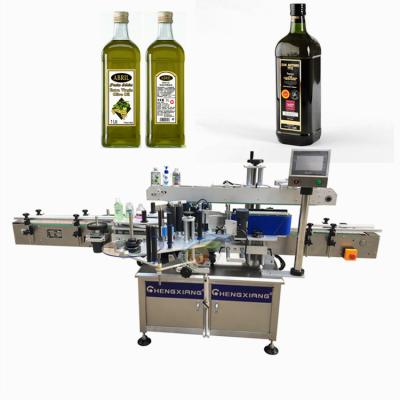 China September Super Automatic Flat Round Square Side Double Bottle Promotion Beverage Labeling Machine en venta