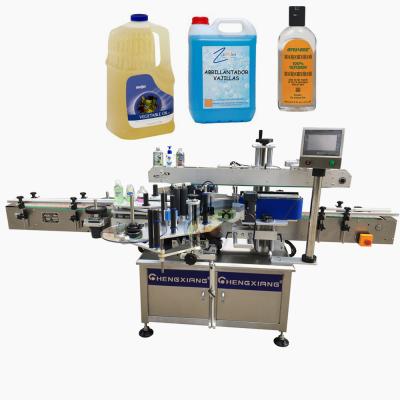 중국 Beverage Shanghai Supplier Double Side Labeling Machine For Flat Round Surface 1L 3L 5L 판매용