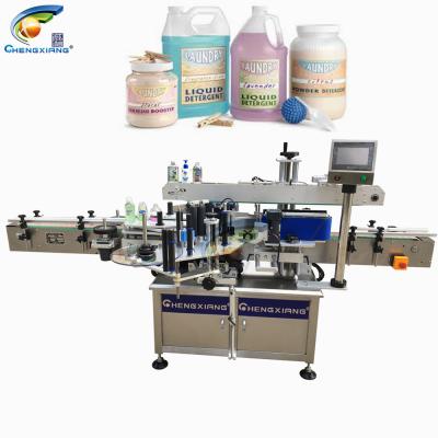 China Beverage CE Standard Front And Back Labeling Machine Sticker Double Side Labeling Machine For Bottle à venda