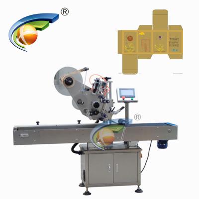 China Automatic Beverage Label Applicator on Flat Outdoor Flat Can Labeling Machine en venta