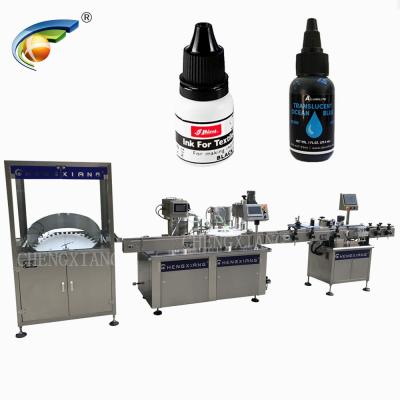 China Hot Sale Chemical 10ml Liquid Filling Machine , Dye Machine Liquid Filling Line en venta