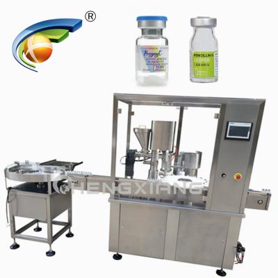 China CHENGXIANG chemical dry bottle powder filling machine microdoses, pharm powder bottle filling capping machine for sale