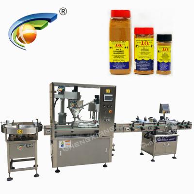 China Beverage Filling Spices Powder Into Bottles Machine Auger Powder Filling Machine for sale