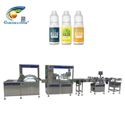 China Food easy install e-liquid filling machine, cbd oil 15ml 30ml dropper filling capping machine for sale