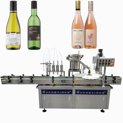 China Food Glass Bottle Filling Machine Wine , Soft Drink Filling Capping Machine for sale