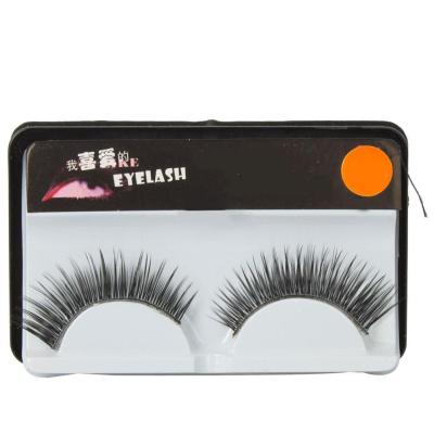 China Single Pairs Natural Long Thick Cross False Eyelash Extension Natural False Eyelashes Dropshipping for sale