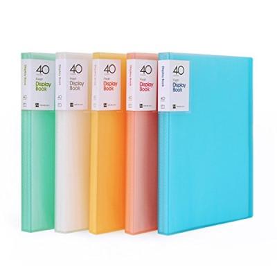 China Custom Logo Office Information Brochure 20/30/40 Pocket A4 File Folder Display Book Office Supplies for sale