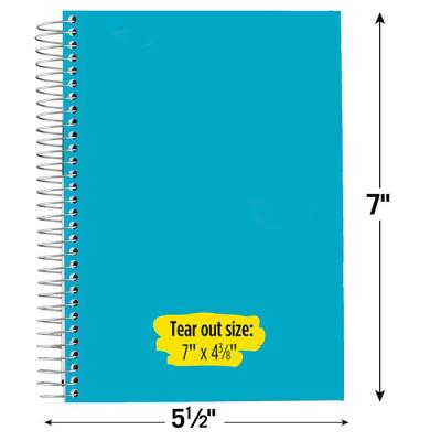 China Office Supply Spiral Notebook 1 Subject Spiral College Ordered Paper 100 Sheets 7