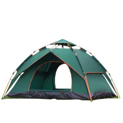 China Diagonal Tether Type 3-4 Person Automatic Outdoor Camping Tent 3 Season Tents Camping Outdoor Automatic Tent for sale