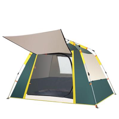 China Diagonal tying type wholesale 4 season outdoor camping tent double layer automatic tents camping outdoor tents for sale