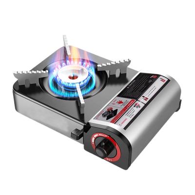 China Portable Mini Camping Gas Stove Burner Butane Gas Stove Manual Outdoor Camping for sale