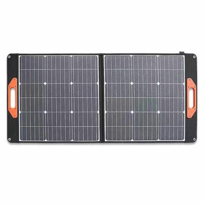 China 60w 80w 100w 200w 300w 400w Home Outdoor Camping Monocrystalline Silicon Portable Collapsible Folding Solar Panel for sale