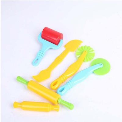 China PP Shape Clay Dough Tool Kit 6Pcs DIY Art Clay Plastic Dough Children Tools for sale