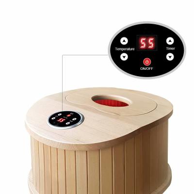 China Modern Wholesale Electric Far Infrared Portable Bath Heater Health Sauna Foot Bath Sitz Dry Korea Sauna Foot Massager Foot Spa for sale