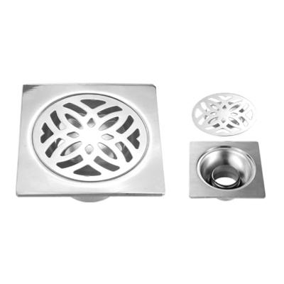 China New Design Easy Clean Cheap Bathroom Square Decorative Floor Drain Drain Covers Floor Drains for sale