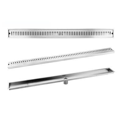 China Linear shower traditional long stainless steel floor drains / tile insert drains / linear floor drains for showers 10100A for sale