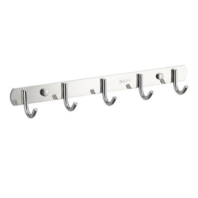 China Easy Installation Wall Mounted Robe Hook Bathroom Accessories / Clothes Hang Stainless / Clothes Hook for sale