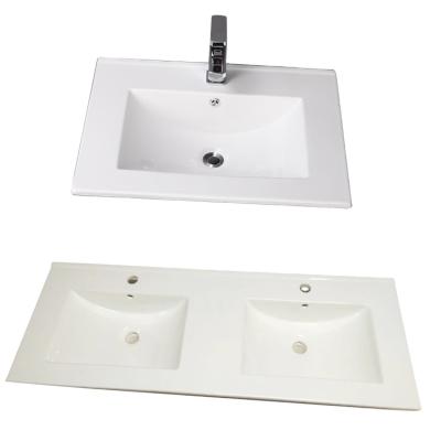 China Factory price 60cm modern slimness edge ceramic wash basin/cabinet wash sink/cabinet washbasin for sale