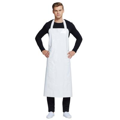 China SANITARY Wholesale Food Processing Butcher Work Apron Anti-Fouling Vinyl TPU Waterproof Apron for sale