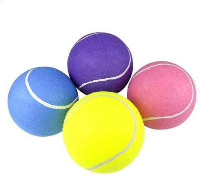 China Cheapest Wholesale Bulk 5 Size Soccer Ball Training Playing Durable Tennis Balls Squeaker Balls Tennis Balls For Aggressive Chewers for sale