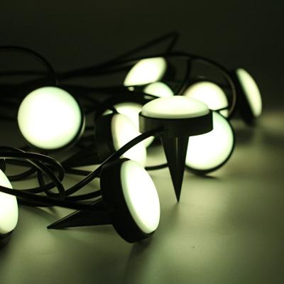 China New Garden App Ip67 Multicolor Control Smart Outdoor Ground Decor Buried Light String. for sale