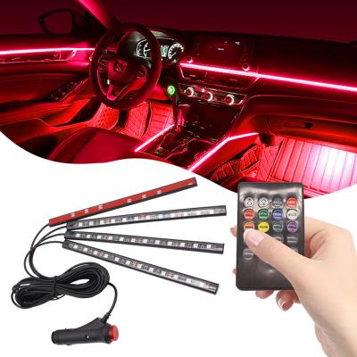 China Automotive Lighting System 5050 RGB Car Led Strip Lamp Automobiles Ambient Atmosphere Decor Lights Car Interior Accessories Lights. for sale